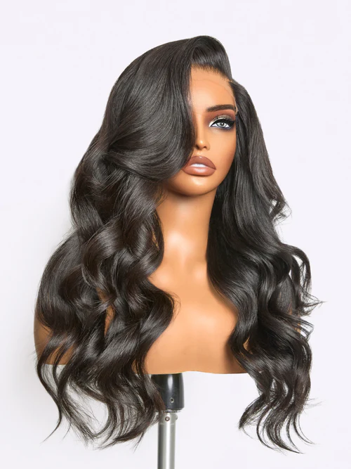 ZIP & GO WIGS Natural Black Loose Body Wave Glueless 7x6 Closure HD Lace Wig Buy 1 Get 1 Free Replaceable Top ZIP GO WIGS Natural Black Loose Body Wave Glueless 7x6 Closure HD Lace Wig Buy 1 Get 1 Free Replaceable Top
